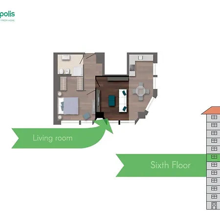 Centro San Babila - Central Tower Apartment W Ter * Milan